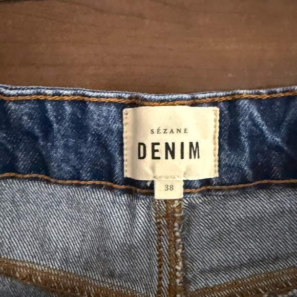 Sezane The Wide Leg Trousers Deep Blue - Size 6 - Picture 2 of 5